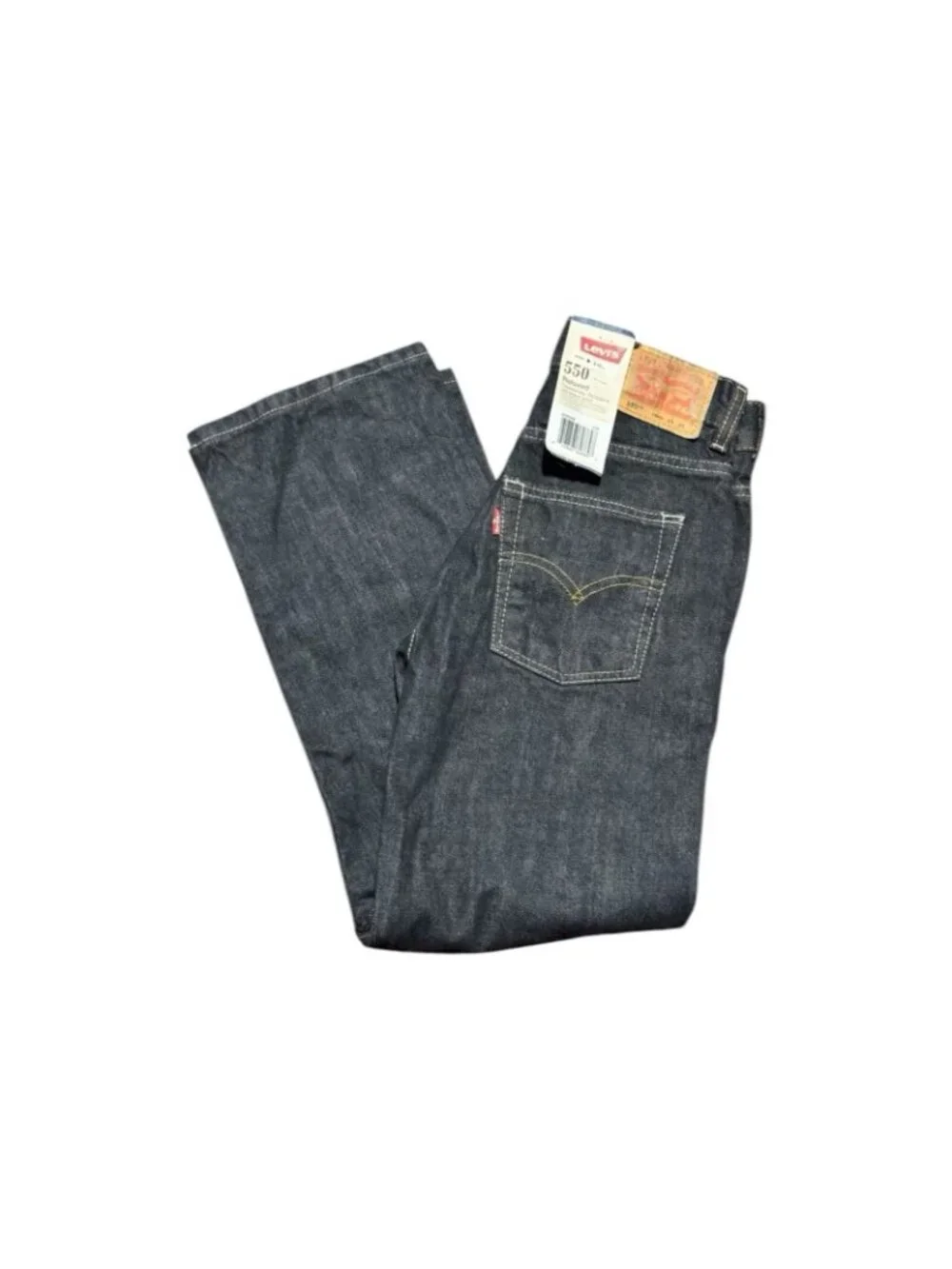 NWT Levi's 550 Jeans Relaxed Fit Tapered Legged Boys 10 Regular Denim Blue Pants